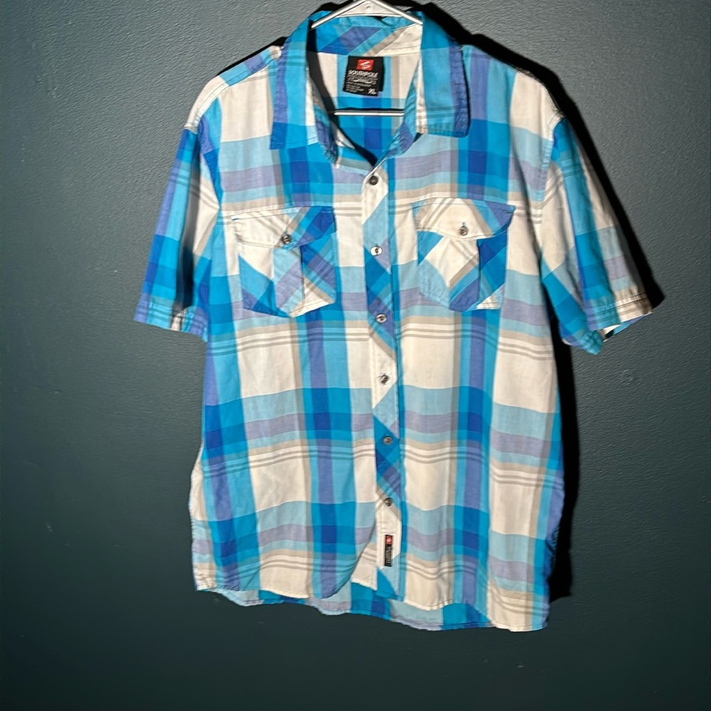 South Pole Men’s Shirt 90’s Vintage Button Up Size XL